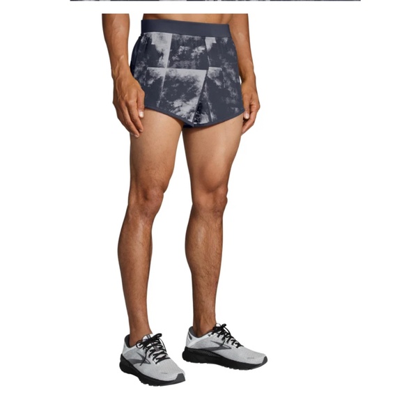 NWOT Brooks Sherpa 3in Split Men's Running Shorts Small - Picture 3 of 9